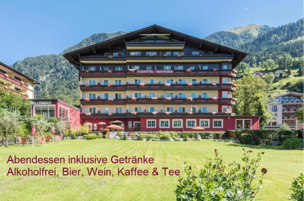 Hotel Germania Gastein - Ganzjahrig Inklusive Alpentherme Gastein & Sommersaison Inklusive Gasteiner Bergbahnen Bad Hofgastein Exterior foto